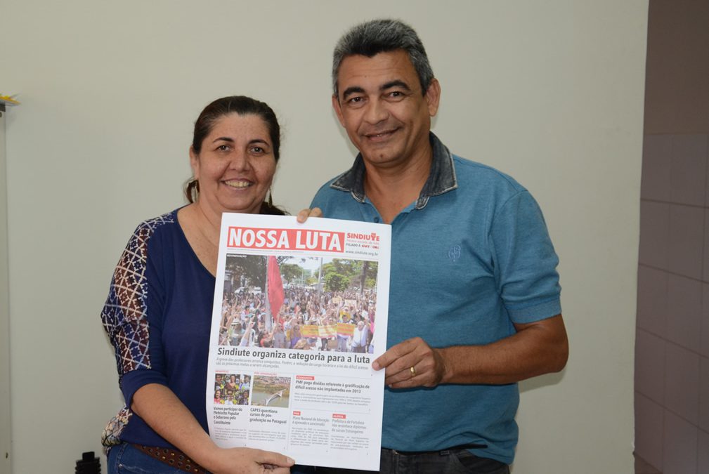 Nova edição do informativo NOSSA LUTA já está sendo encaminhado aos professores