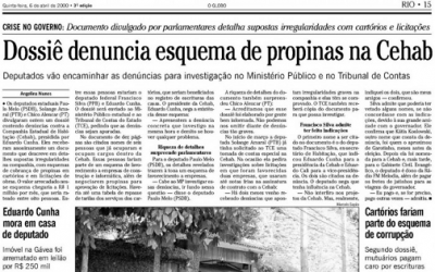 Eduardo Cunha já era denunciado por receber propina há 15 anos