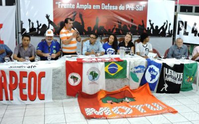 Frente Ampla em Defesa do Pré-sal é lançada e realiza sua primeira plenária