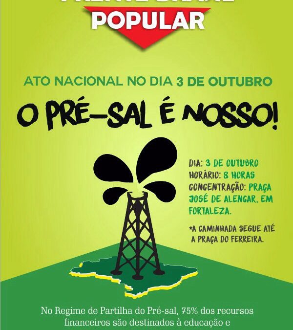 3 de outubro: Dia Nacional de Mobilização