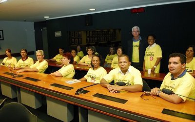 CNTE mobiliza educadores na Câmara pelos royalties