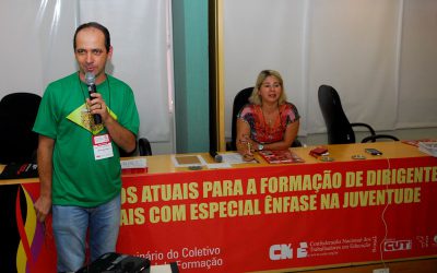 Formação é ponto chave do movimento sindical, diz secretário da CNTE