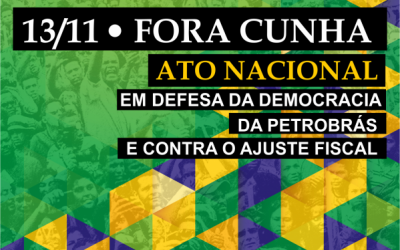 Frente Brasil Popular vai às ruas nesta sexta (13)
