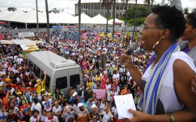 Educadoras reforçam marcha das mulheres negras