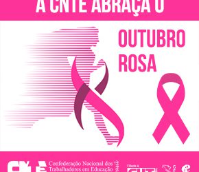 Profissionais da educação unidos na campanha mundial contra o câncer de mama