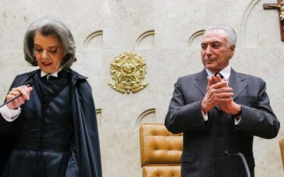 O estranho telefonema de Cármen Lúcia a Temer para propor um pacto com Renan Calheiros