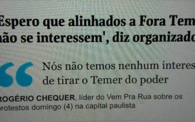 Mobilizações para blindar Temer fracassam