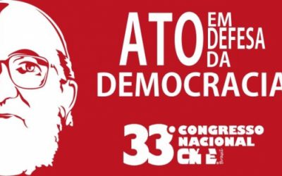 CNTE promove ato político em defesa da democracia nesta sexta