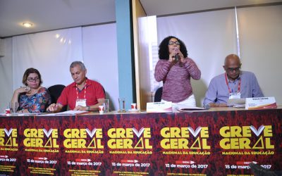 Primeira palestra do CNE trata da greve geral do dia 15 de março