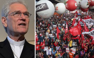 Na base, cresce apoio da Igreja à greve geral