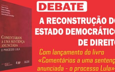 Professores e operadores do Direito lançam livro sobre julgamento político de Lula, no Espírito Santo