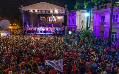 Lula encerra em São Luís caravana ‘com cheiro de poeira, de esperança e de sonho’