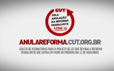 Coletar assinaturas pela revogação da Reforma Trabalhista é simples é rápido