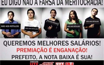 Prefeito hipócrita menospreza os professores