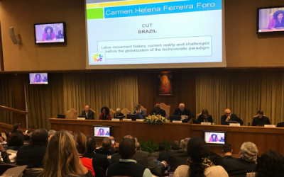 CUT denuncia no Vaticano ataques do governo golpista aos direitos sociais e trabalhistas no Brasil