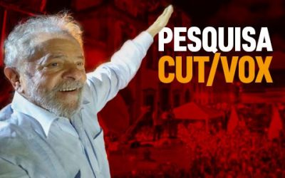 CUT-VOX: 56% dos brasileiros acham que Lula tem direito de se candidatar em 2018