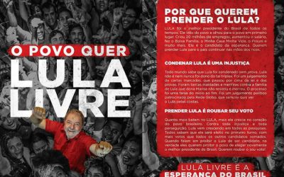 Defender Lula é garantir que o Brasil respeite a Constituição