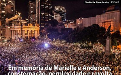 Revolta, consternação e perplexidade nos atos em memória de Marielle e Anderson