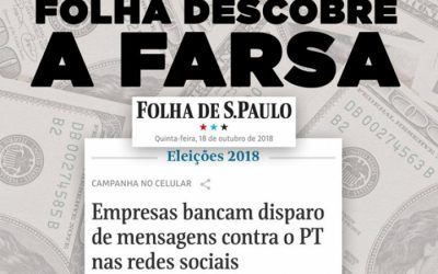 Jornal denuncia caixa 2 na campanha de Bolsonaro