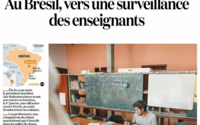 Escola Sem Partido é o Brasil prestes a vigiar professores, diz jornal francês