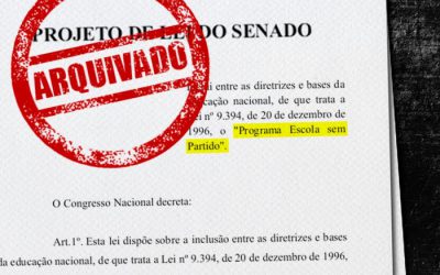 Vitória da luta: Projeto ‘Escola sem Partido’ é arquivado