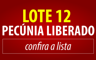 LOTE 12 – PECÚNIA LIBERADA