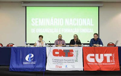 Financiamento e organização sindical são centro do debate no segundo dia do Seminário Nacional de Formação