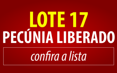 17º Lote já está liberado!