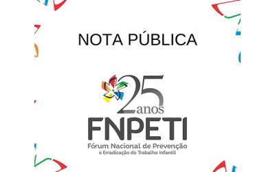 Leia a nota pública do FNPETI contra a declaração do presidente sobre trabalho infantil