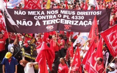 Trabalhadores nas ruas é o único caminho para assegurar direitos