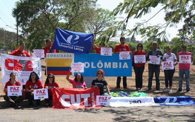 Brasil pede paz para educadores da Colômbia