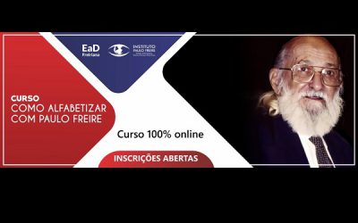 Estão abertas as inscrições para o curso “Como alfabetizar com Paulo Freire”