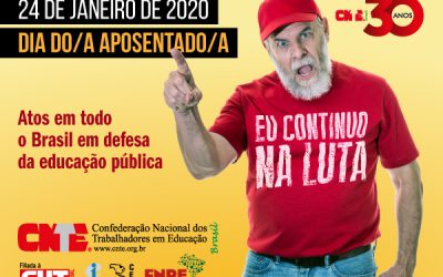 CNTE estimula mobilizações no Dia do Trabalhador Aposentado