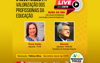 #LIVEdaCNTE | O Novo Fundeb e a valorização dos profissionais da educação