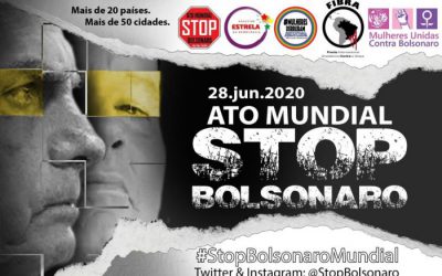 Ato mundial ‘Stop Bolsonaro’ terá manifestações em mais de 20 países no domingo (28)