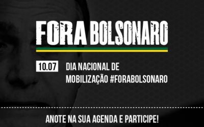 CUT, centrais e movimentos lançam campanha ‘Fora, Bolsonaro’, na sexta-feira (10)