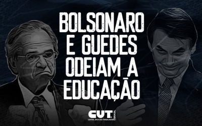 Bolsonaro e Guedes querem acabar com aumento real do piso dos professores