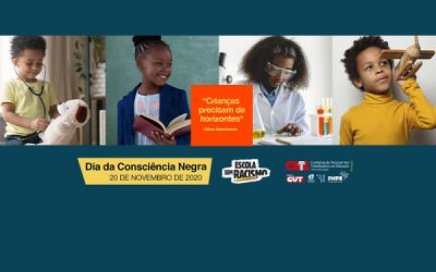 ‘Crianças precisam de horizontes’ é o tema da campanha da CNTE pelo Dia da Consciência Negra