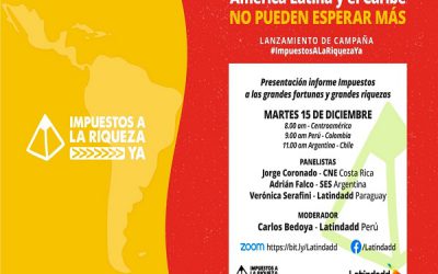 América Latina lança campanha para tributar os mais ricos
