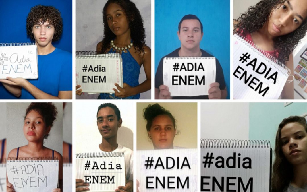 Enem: secretários estaduais de Saúde pedem ao MEC que adie prova