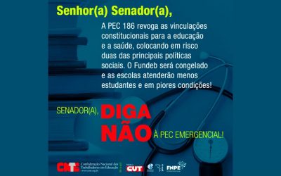 Em Brasília e nas redes esta quarta é dia de luta para salvar a saúde e a educação