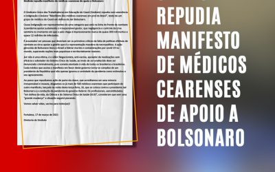 Sindiute repudia manifesto de médicos cearenses de apoio a Bolsonaro