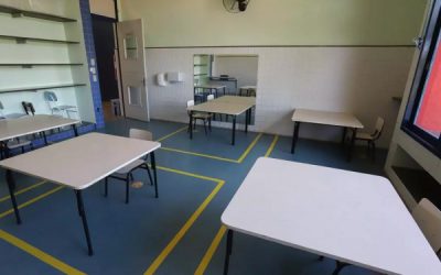 Um aluno infectado em sala de aula pode transmitir Covid para 60 pessoas