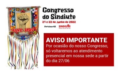 Congresso do Sindiute reunirá mais de 500 servidores da educação de Fortaleza