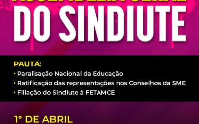 ASSEMBLEIA GERAL DO SINDIUTE